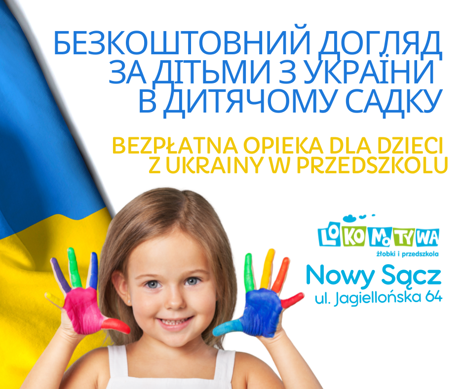 Bezpłatna grupa dla Dzieci z Ukrainy w Nowym Sączu