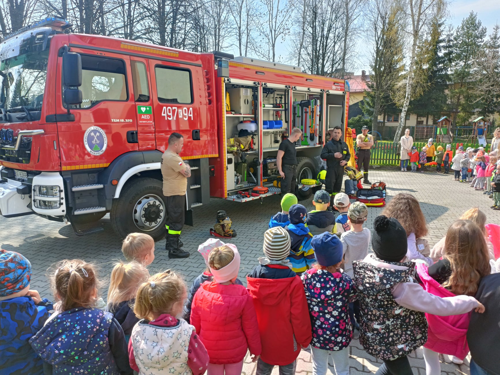 Wizyta strażaków w naszym Przedszkolu